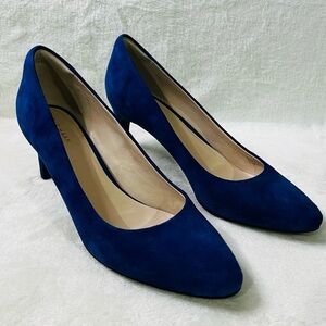 Cole Haan Elegant Blue Suede Women's Pumps Size 9.5B